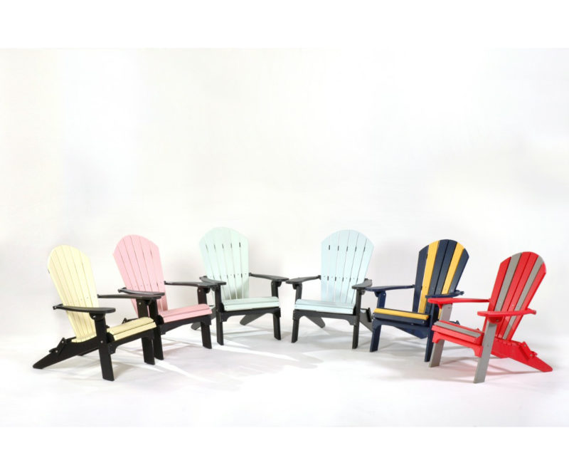 Adirondack Folding Chairs (Pastel)