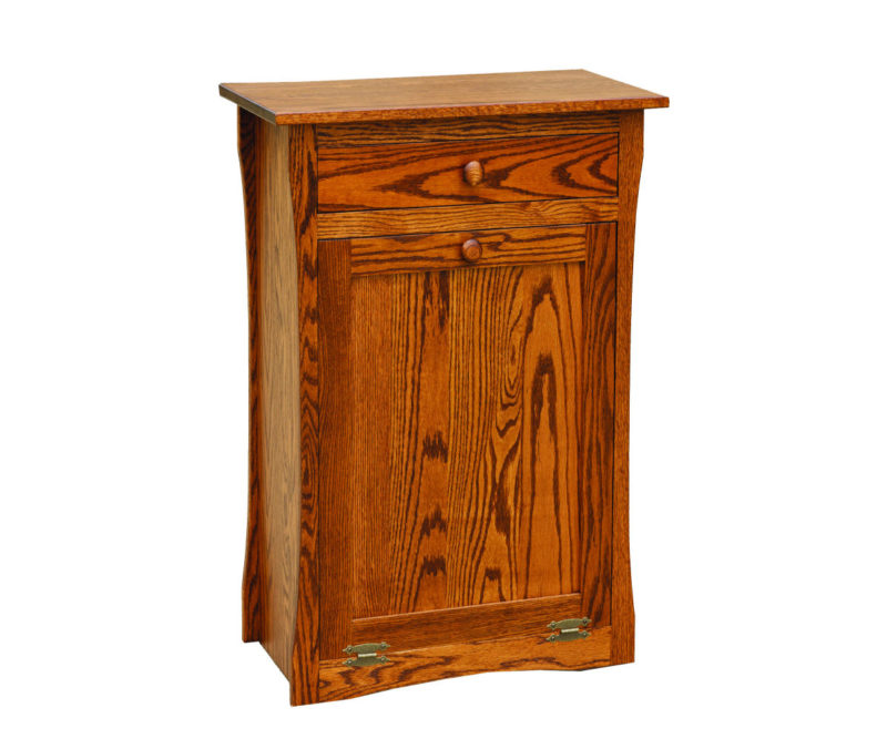 Tilt Out Trash Bin W/ Drawer