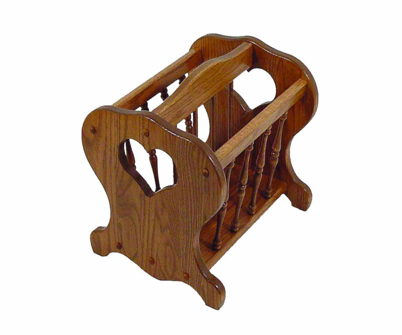 Large Heart Magazine Rack