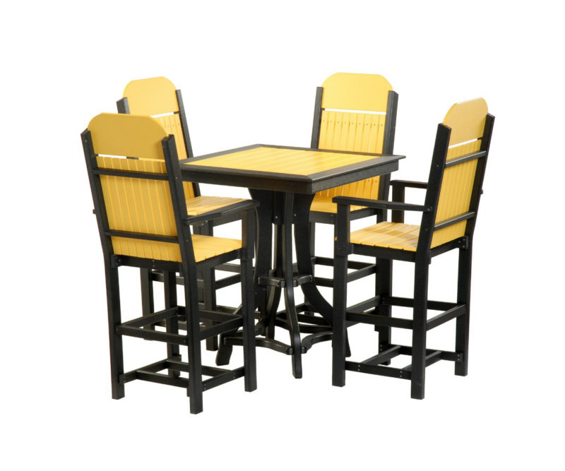 Square Pub Set (Yellow & Black)