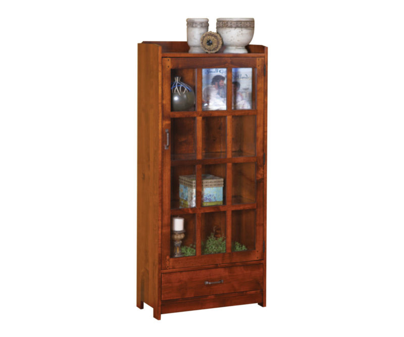 Decade 1 Door 1 Drawer Bookcase