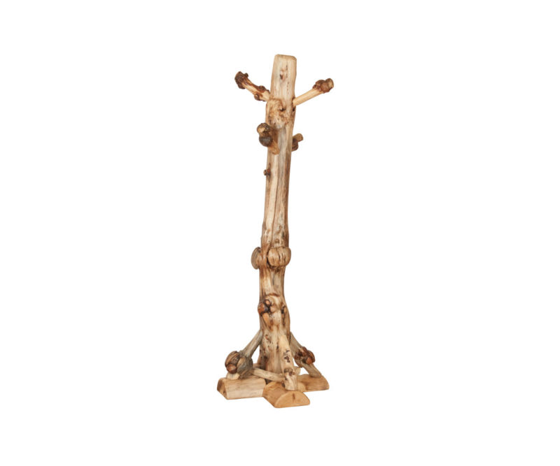 Buried Pine Coat Rack