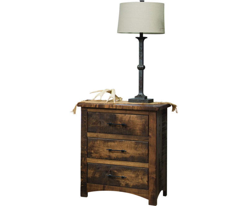 Chesapeake Barn Floor 3-Drawer Night Stand