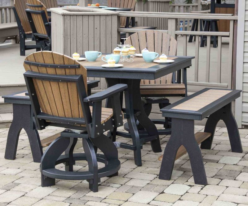 44" Square Balcony Table (Set)