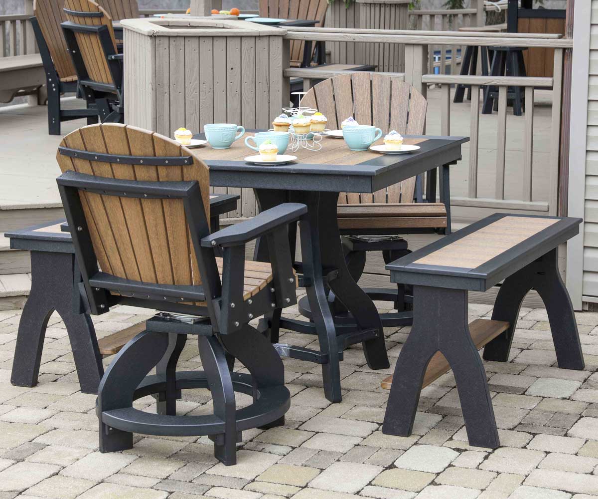 44" Square Balcony Table (Set)