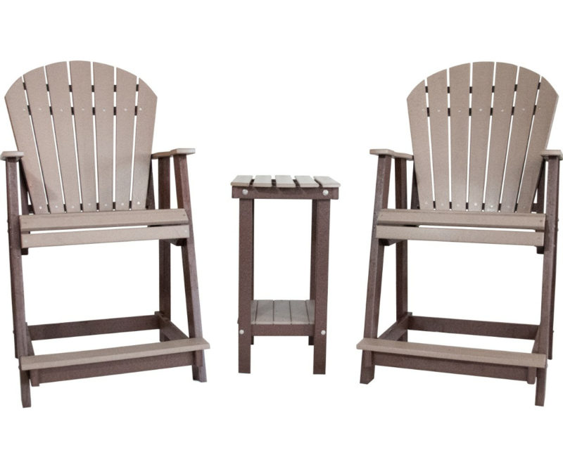 Balcony Arm Chairs with Accent Table