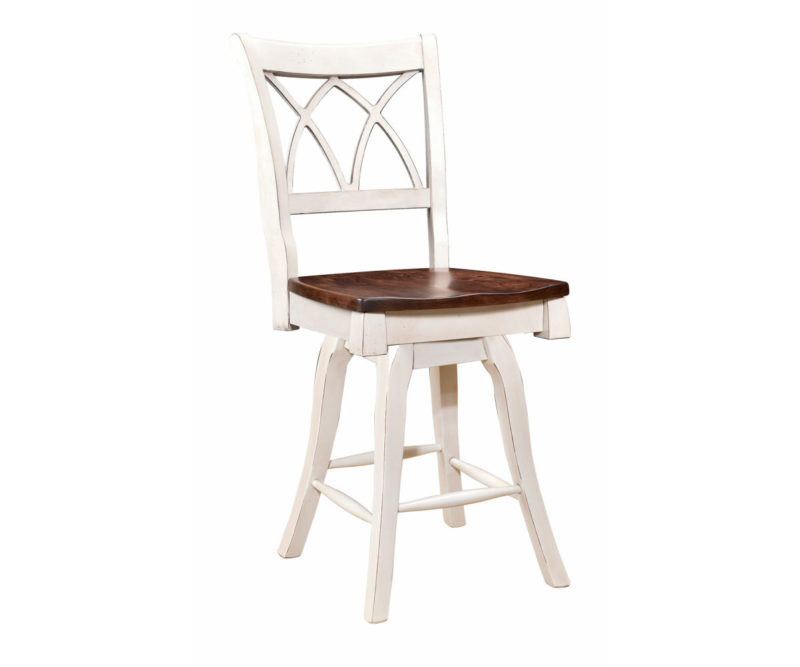 Esme X Back 24" Swivel Bar Stool