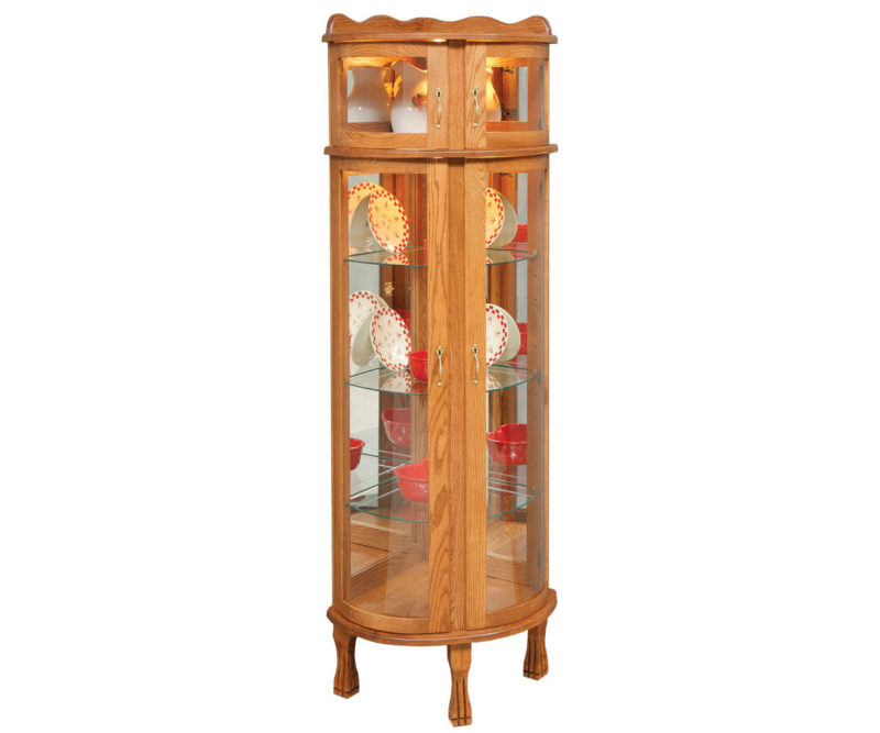 Corner Bonnet Top Curio