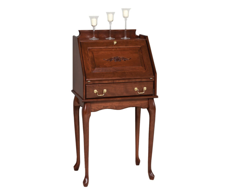 Secretary Desk W/ Queen Anne Legs