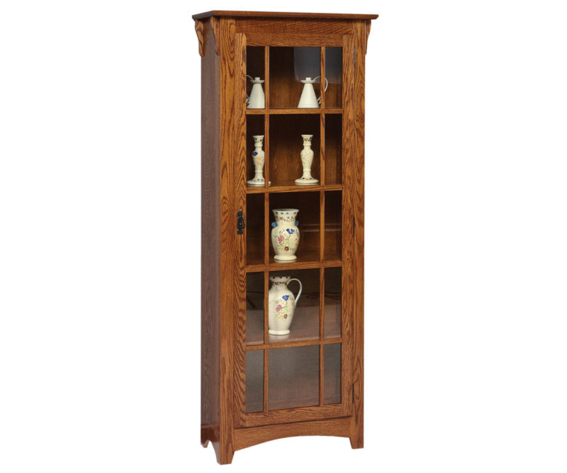 Norris Mission Single door Bookcase