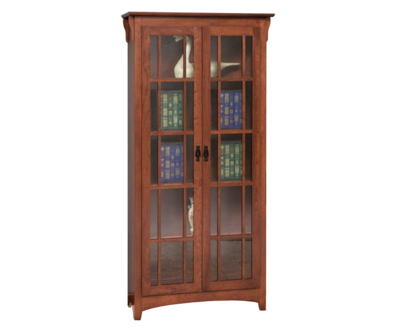 Norris Mission Double Door Bookcase