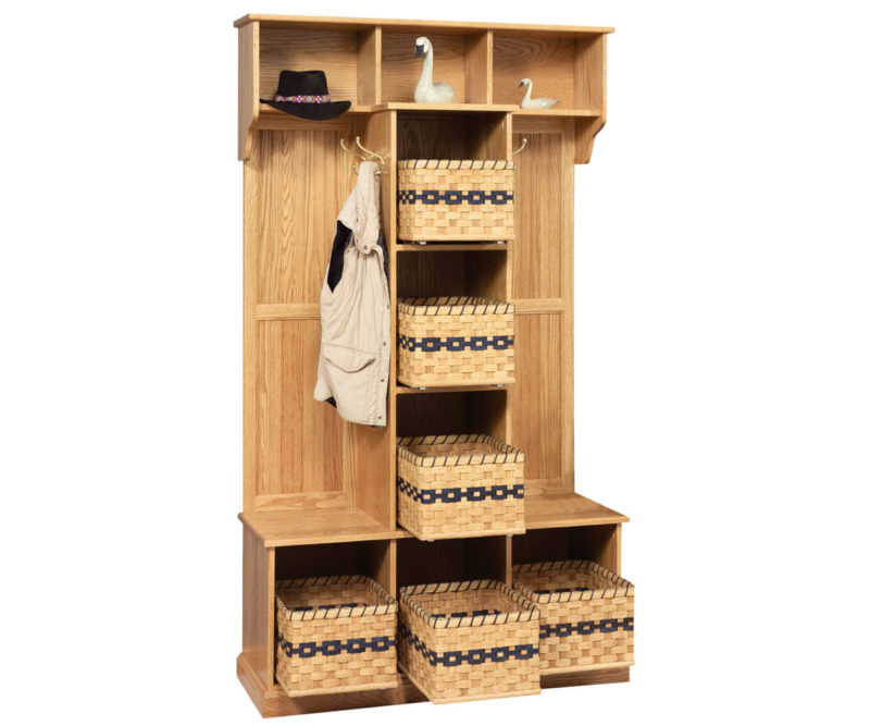 Upland Hall Seat w/ Baskets