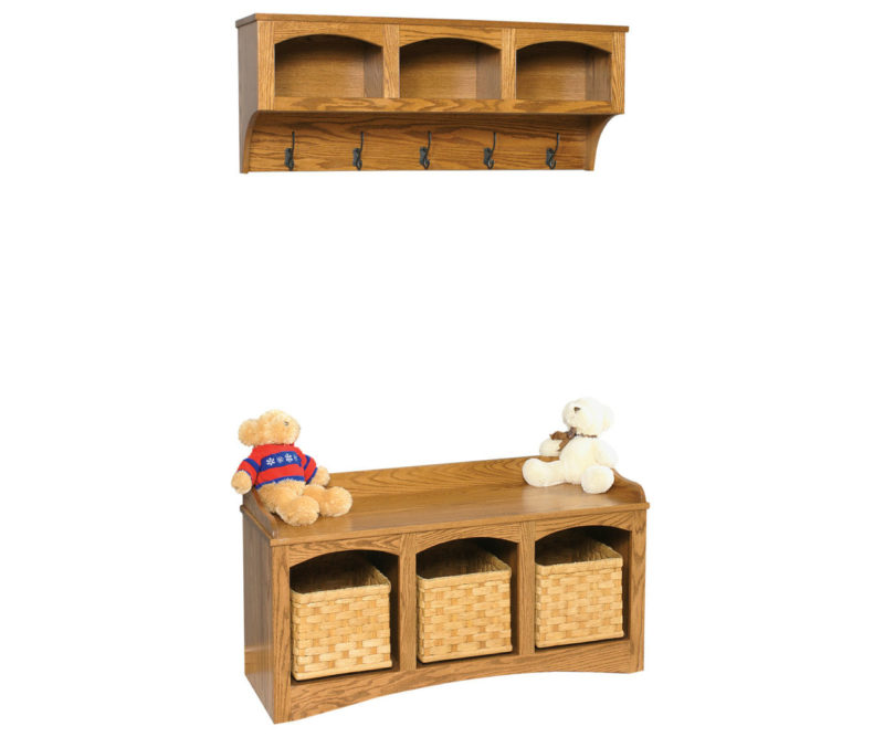 Norris Mission Shelf W/ Storage