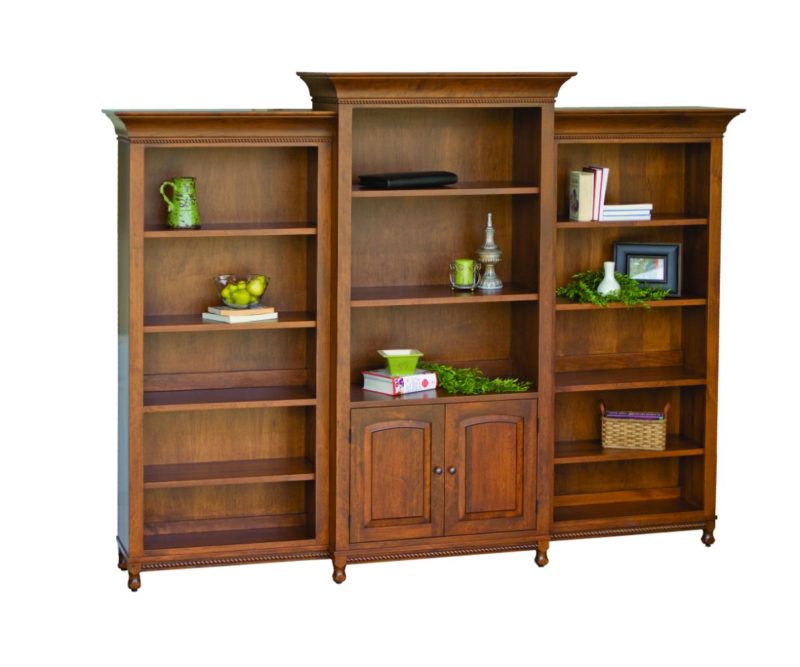 Givens 3 PC. Bookcase w/Doors