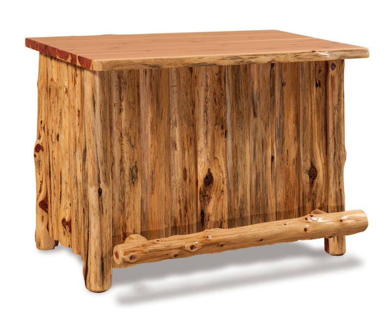 Island with slab front   & live edge