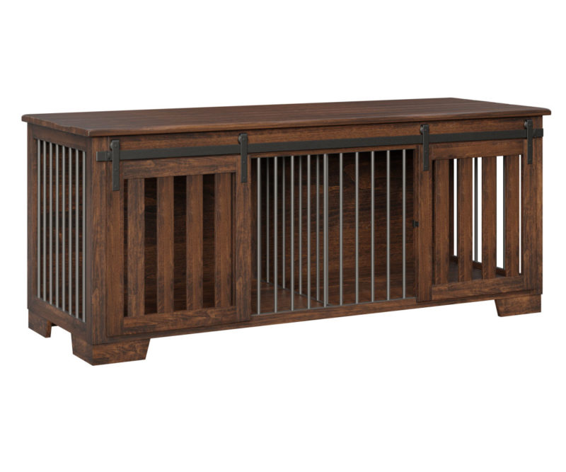 Medium Double Barn Door Dog Crate