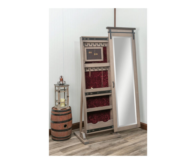 Chesapeake Barn Door Track Leaner Jewelry