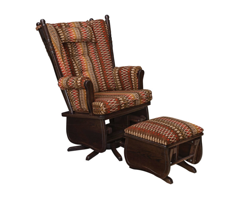 192 4-Post High Back Glider