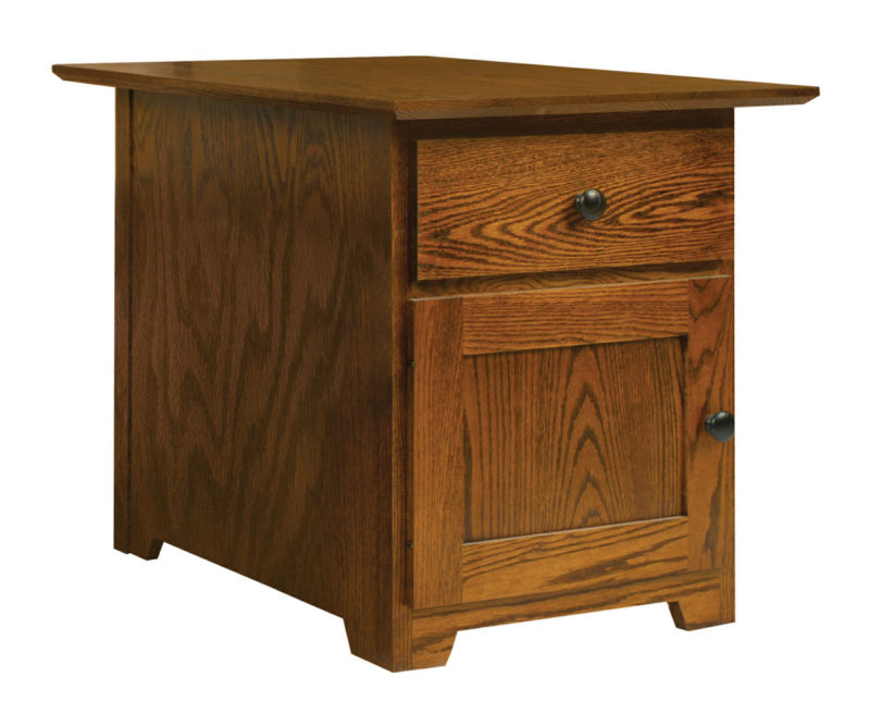 Mission Enclosed Large End Table