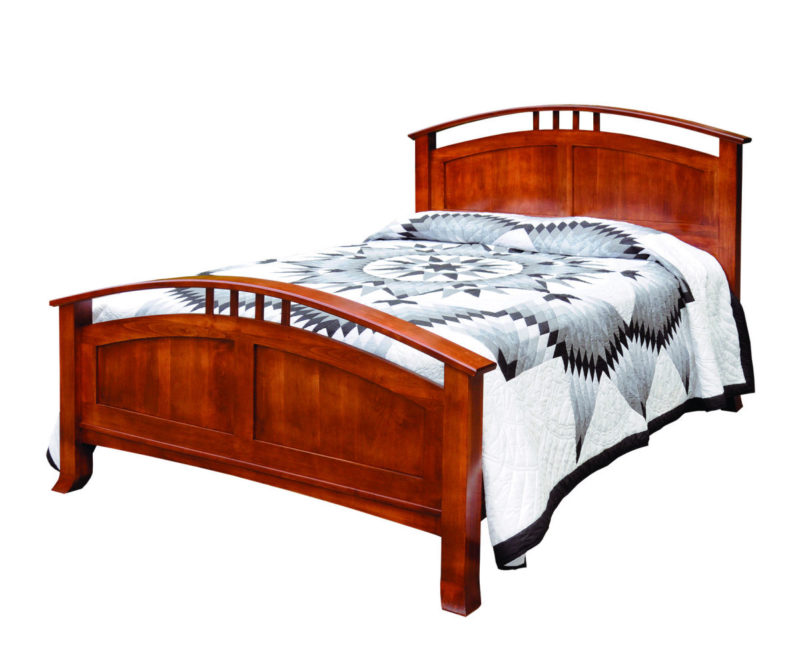 Davis Panel Bed High Footboard