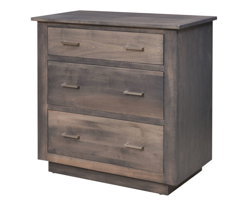 Newington 3 Drawer Bedside Chest