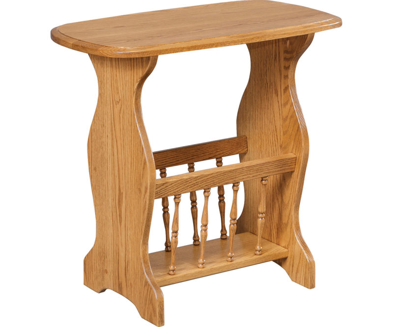 Oval Magazine Table