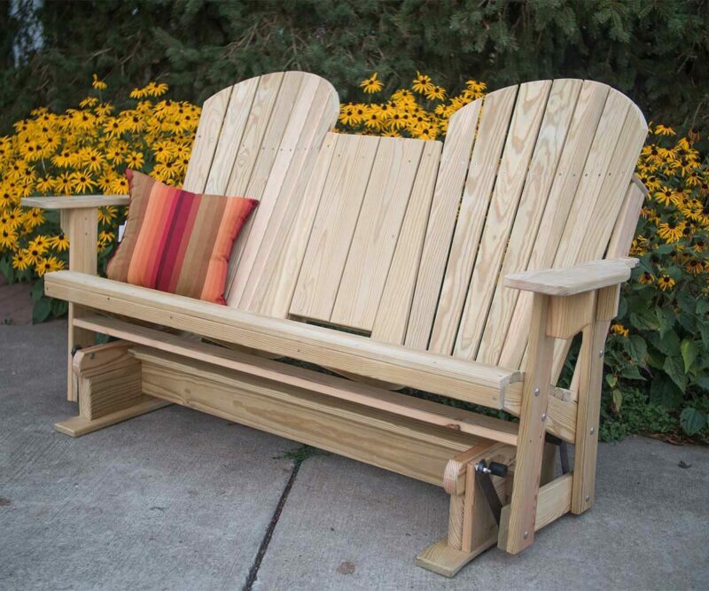 5' Double Adirondack Glider