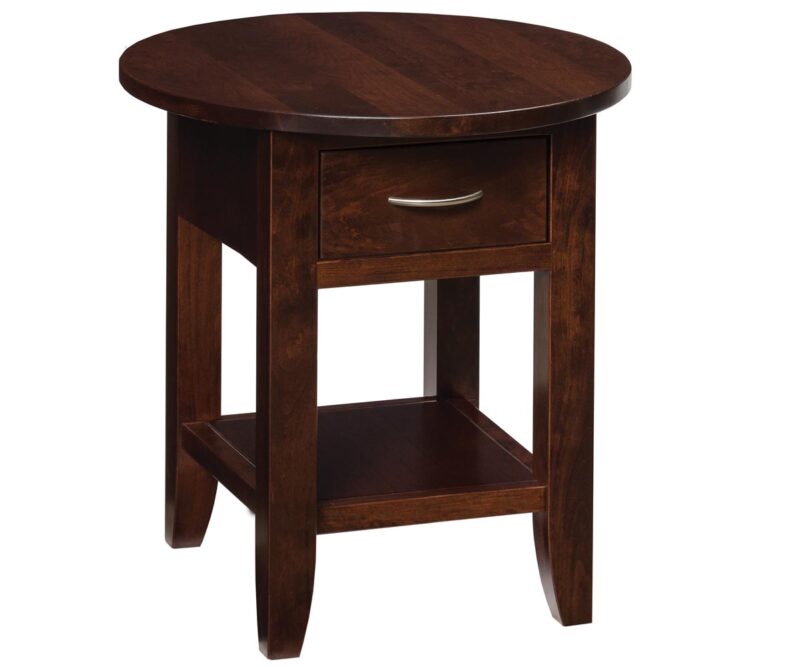 Barrington Oval Top Table with Shelf