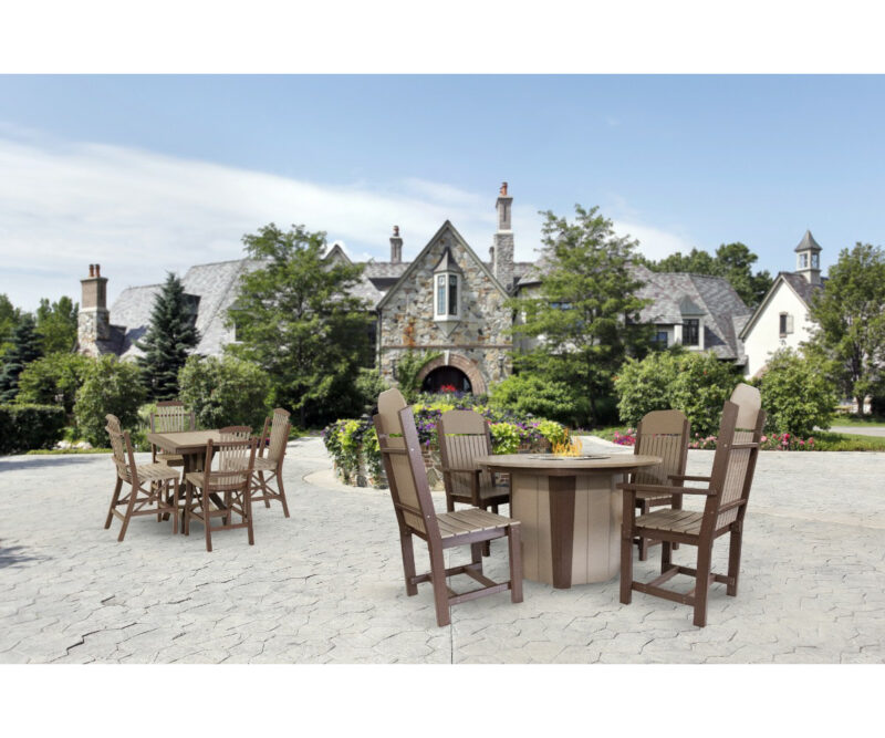 Square Four Chair Balcony Set