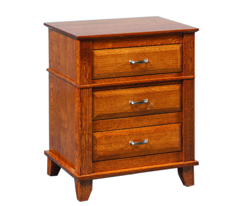 Arlington Three Drawer Nightstand