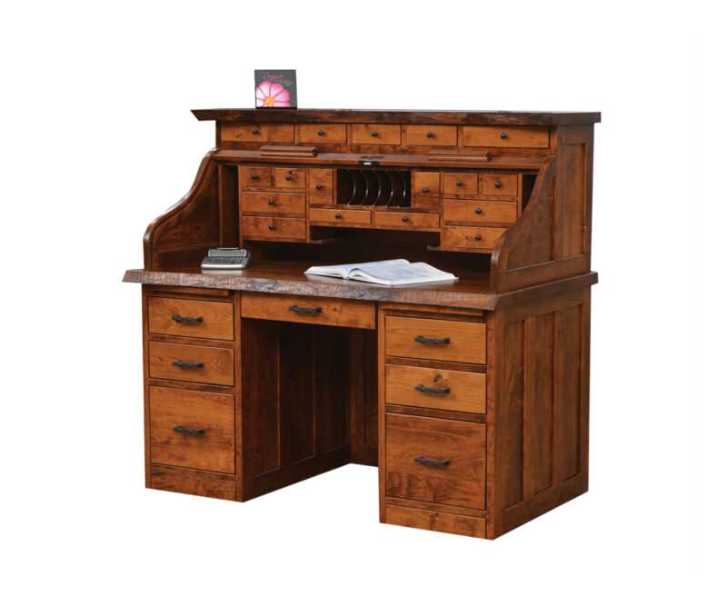 56" Mission Desk with Live Edges