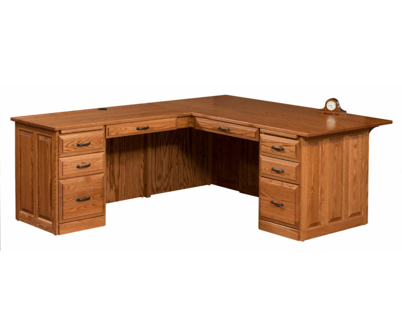 Traditional Executive L-Desk