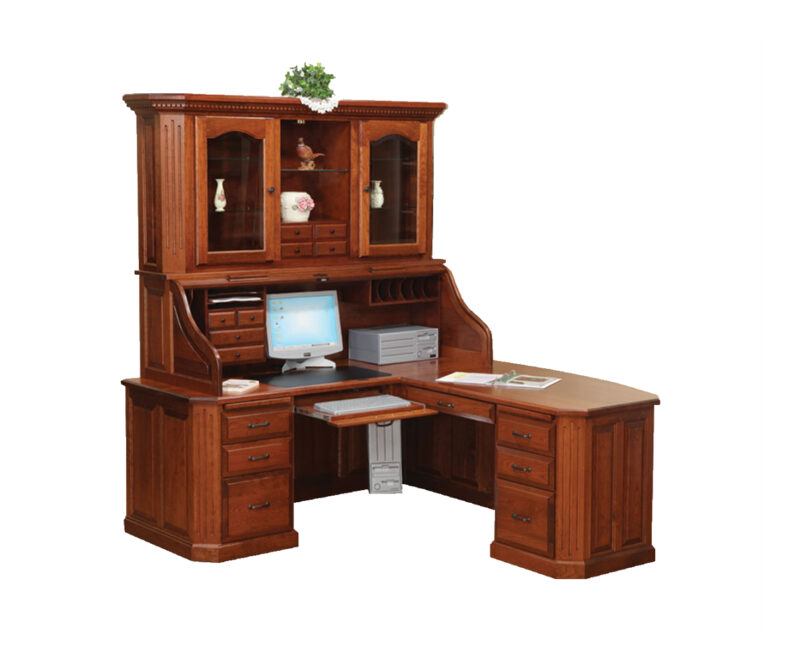 Fifth Avenue Executive Corner Roll top Desk