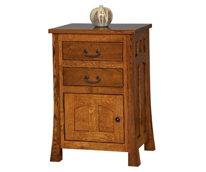 Bridgeport 2 Drawer 1 Door Nightstand