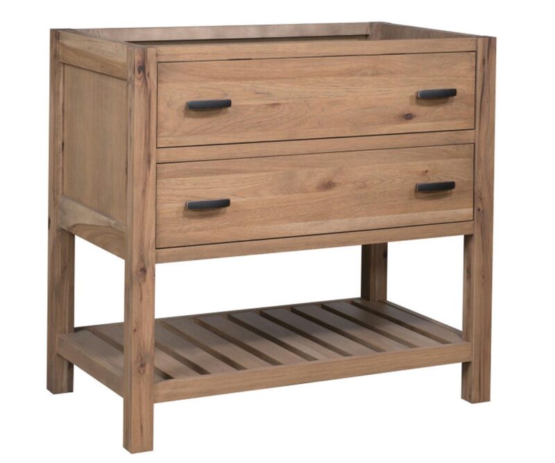 Open Shelf Vanity