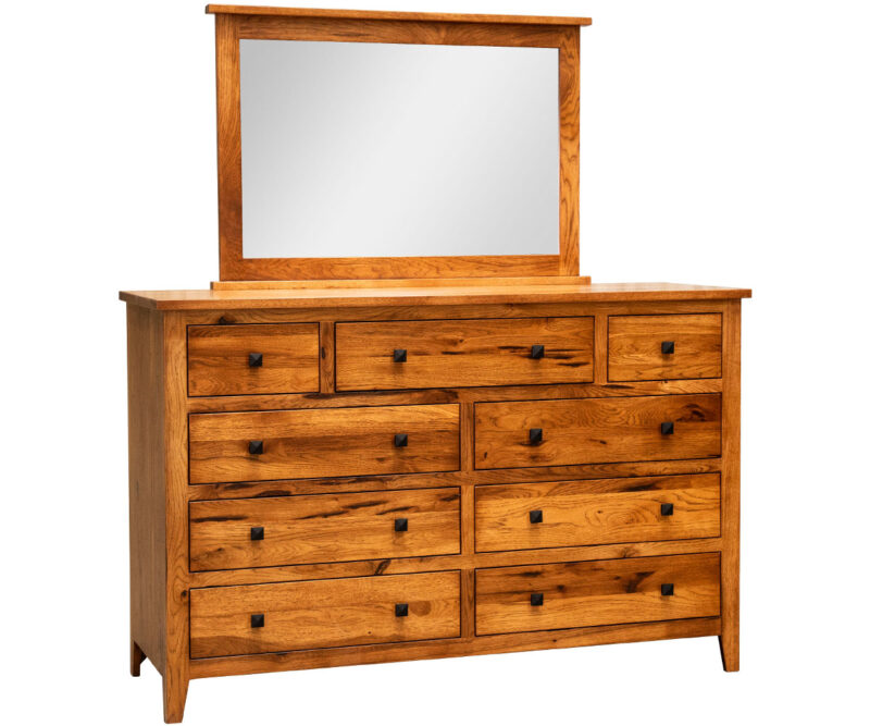 Ridgecrest Flush Mission 9 Drawer Dresser